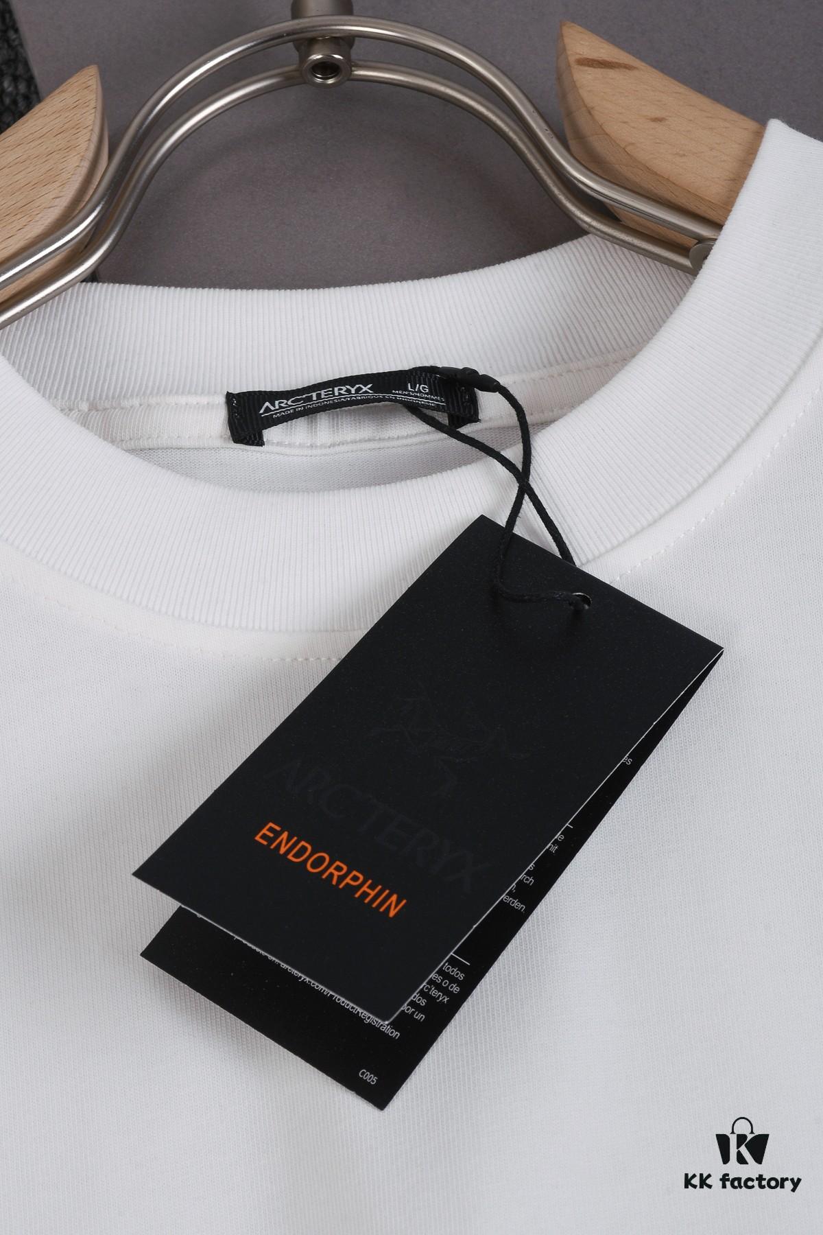6931a165ccd8ab3d7af955d2 New Arrival 25S Arc'teryx Embossed Logo T-Shirt, Pre-washed Cotton Fabric, Unisex Loose Fit