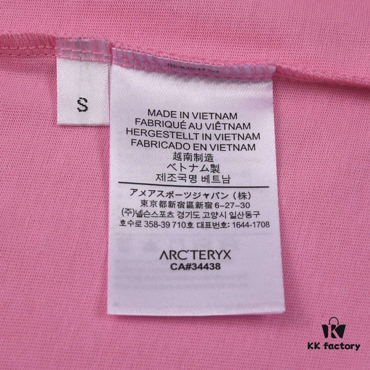 6931a167ccd8ab3d7af955fa New Arrival 2025 Spring and Summer ARC'TERYX Z668003 Short Sleeve T-Shirt, High-Quality Washed Cotton Crew Neck Tee with Silicone Embossed Logo, Unisex Fashion Design