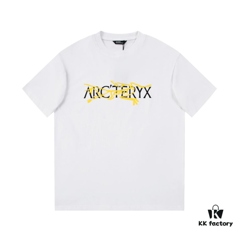 6931a167ccd8ab3d7af955fc New Arrival 2025 Spring and Summer Style No. Z668003 ARC'TERYX Short-Sleeve T-Shirt, Silicone Embossed Logo on Chest, 32-Single High-Grammage Washed Cotton Fabric, Shrink-Resistant and Shape-Retaining, Classic Unisex Design
