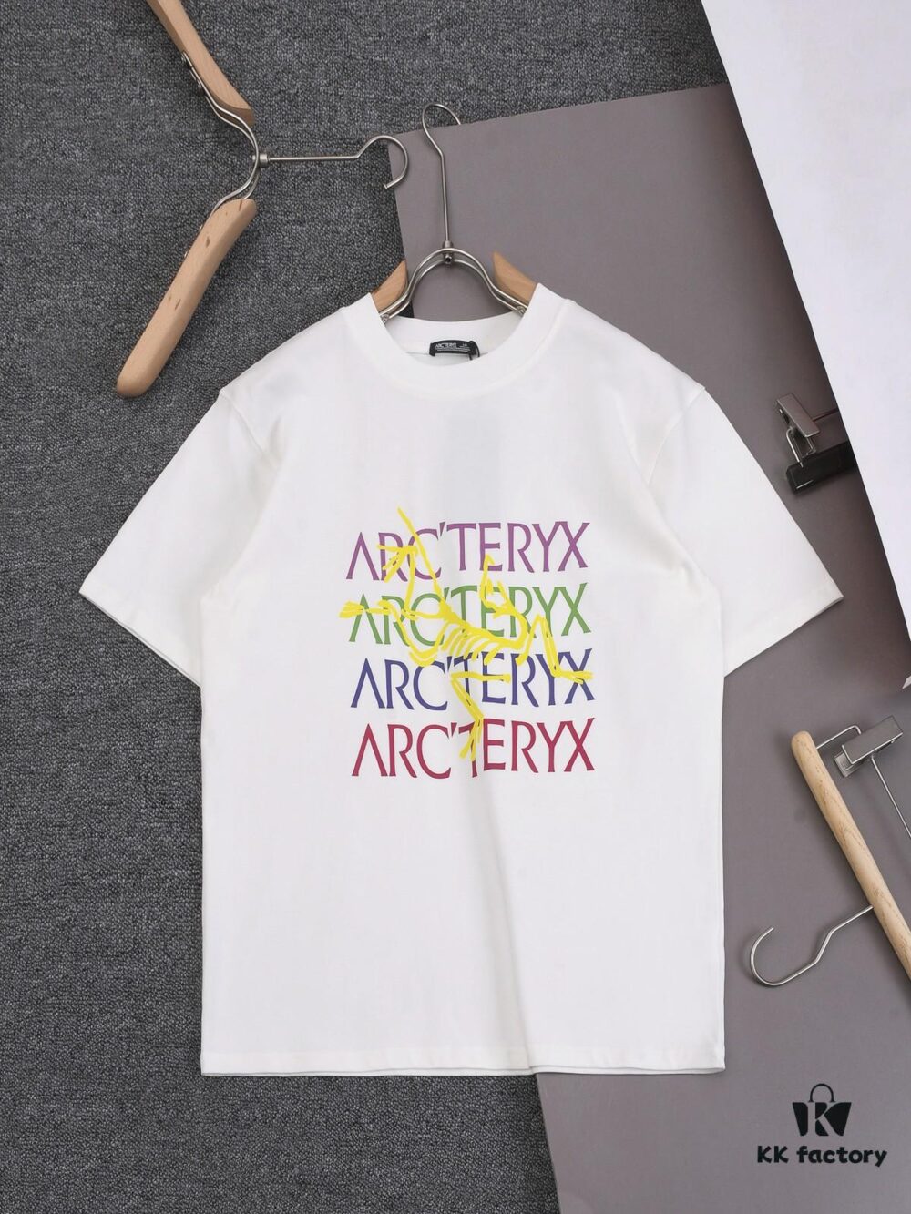 6931a168ccd8ab3d7af9560e New Arrival 25S Arc'teryx Digital Print Letter T-Shirt, Pre-washed Pure Cotton Fabric, Soft and Skin-friendly, Unisex Loose Fit Fashionable Tee