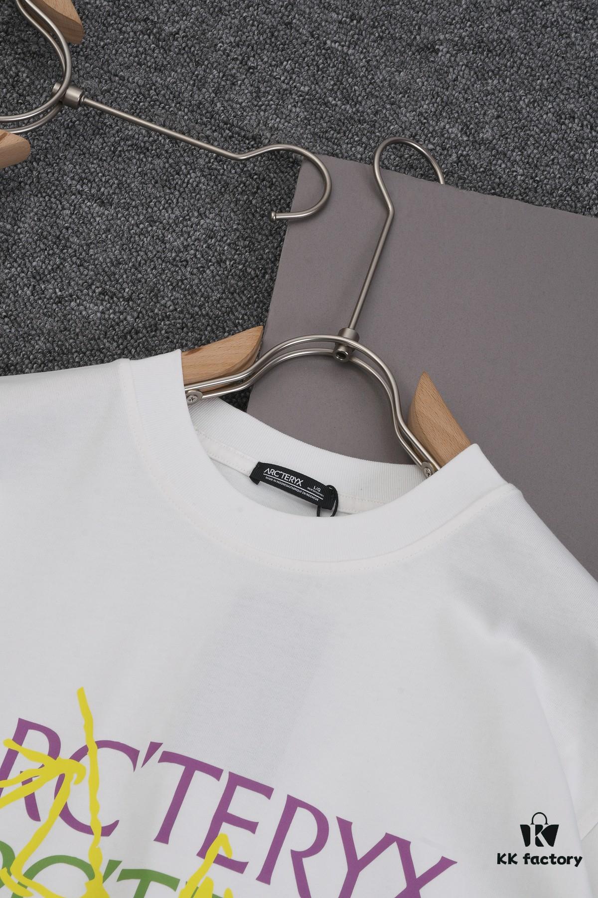 6931a168ccd8ab3d7af9560f New Arrival 25S Arc'teryx Digital Print Letter T-Shirt, Pre-washed Pure Cotton Fabric, Soft and Skin-friendly, Unisex Loose Fit Fashionable Tee
