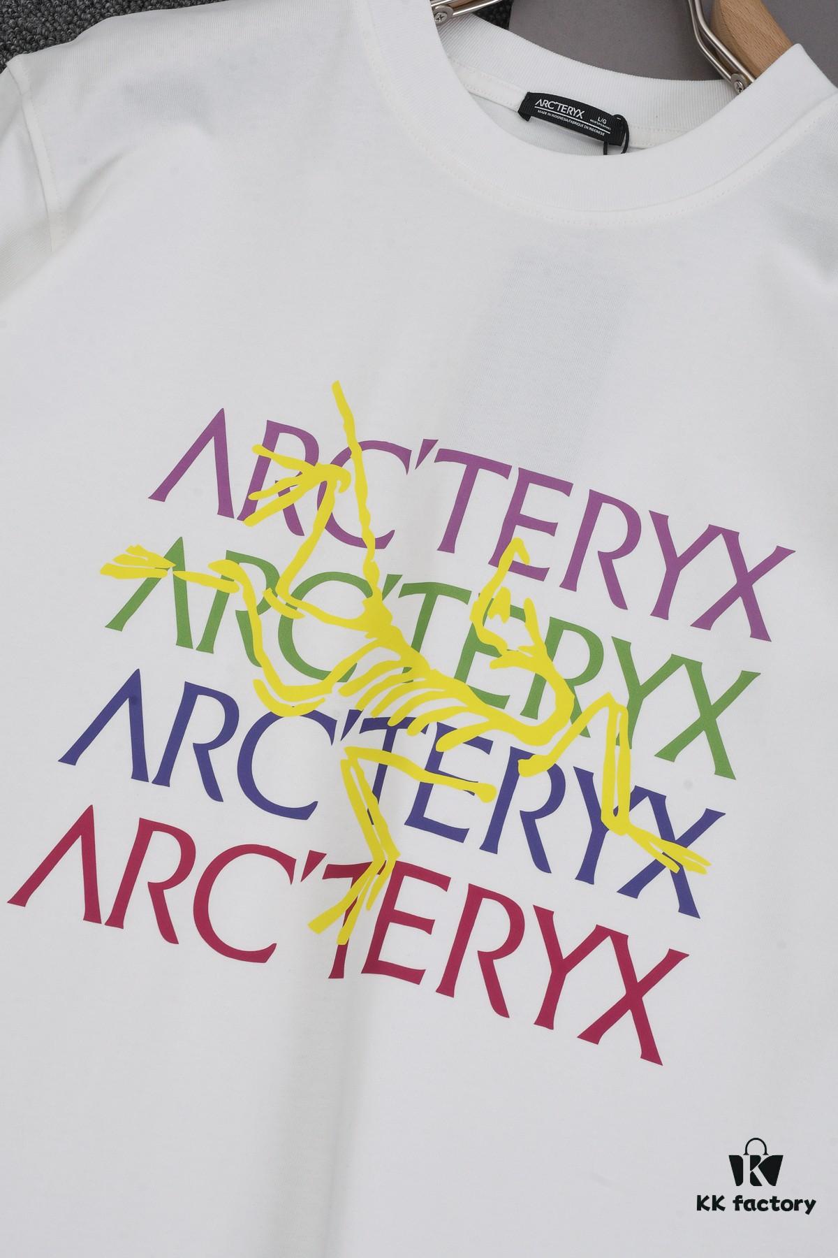 6931a168ccd8ab3d7af95611 New Arrival 25S Arc'teryx Digital Print Letter T-Shirt, Pre-washed Pure Cotton Fabric, Soft and Skin-friendly, Unisex Loose Fit Fashionable Tee
