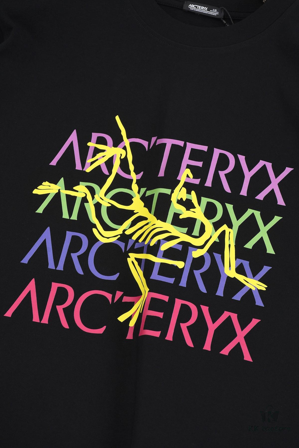 6931a169ccd8ab3d7af95623 New Arrival 25S Arc'teryx Digital Print Letter T-Shirt, Premium Cotton Washed Fabric, Soft and Comfortable Unisex Loose Fit