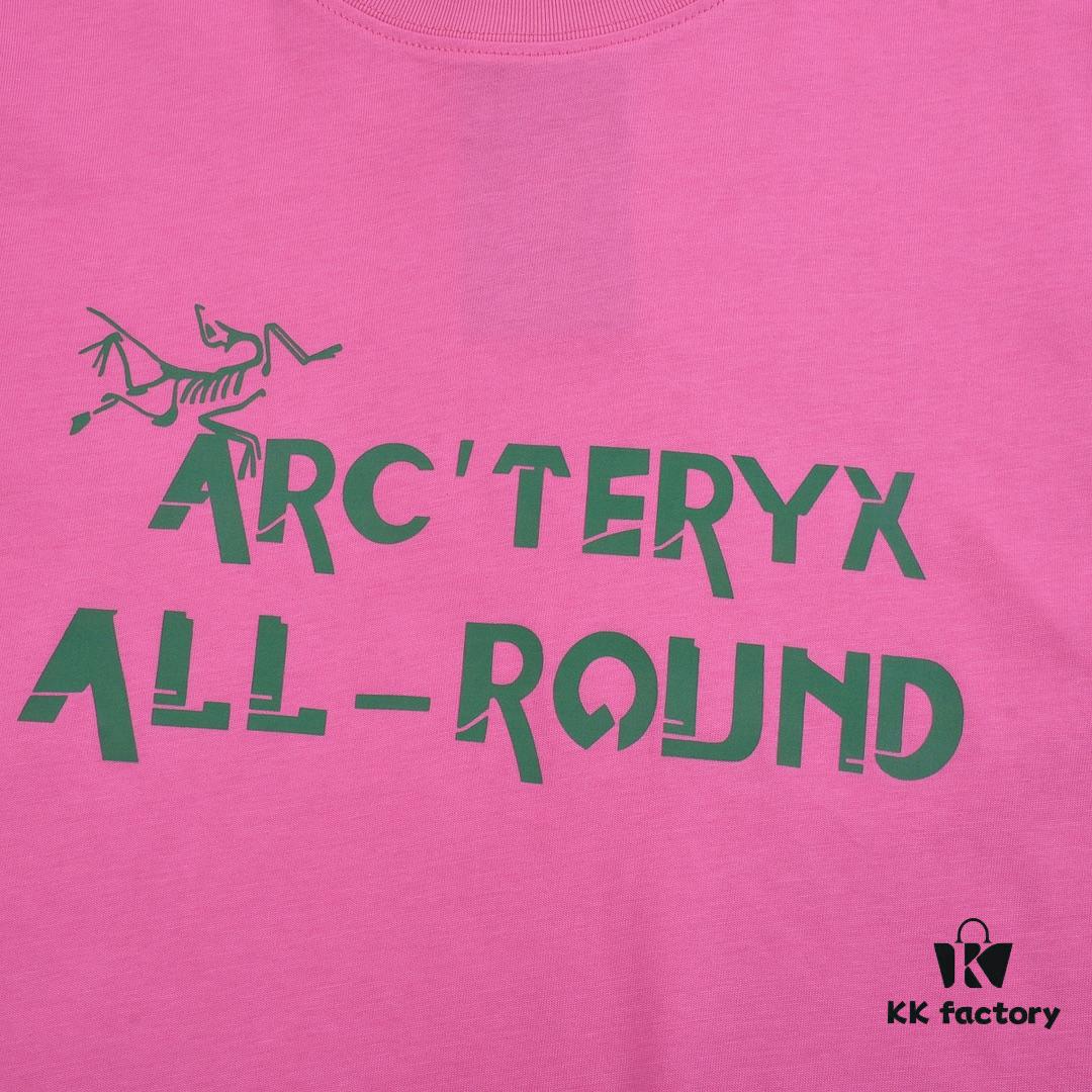 6931a169ccd8ab3d7af9562b New Arrival ARC'TERYX Short Sleeve T-Shirt, Front Chest Graffiti Bird Dual Design, 32-Single Double High GSM Washed Cotton Fabric, Shrink-Resistant and Shape-Retaining, Classic Unisex Style