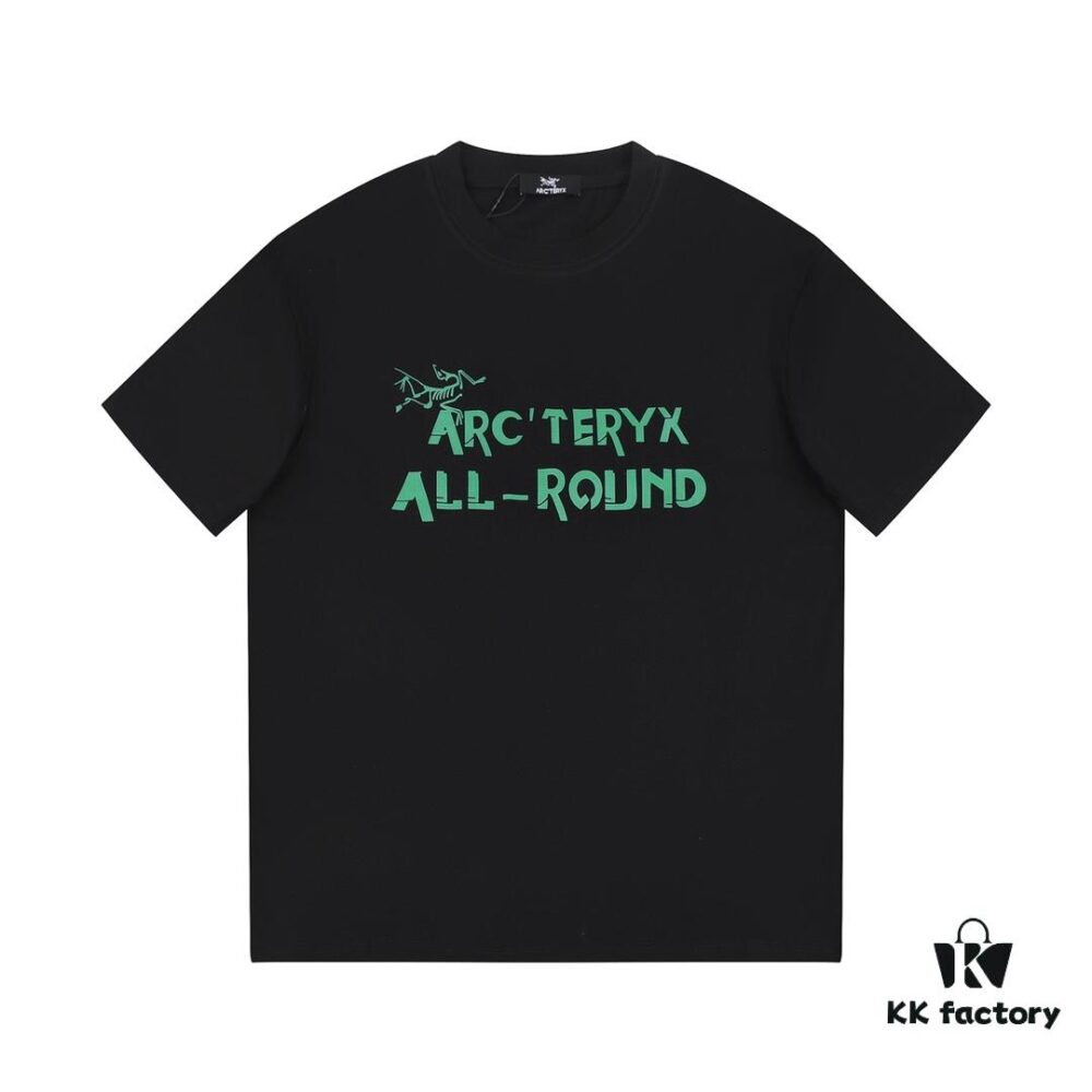 6931a16accd8ab3d7af95631 New Arrival ARC'TERYX Short Sleeve T-Shirt, Front Logo Graffiti Bird Dual Design, 32-Single High-Grammage Cotton Washed Fabric, Shrink-Resistant and Shape-Retaining, Unisex Style