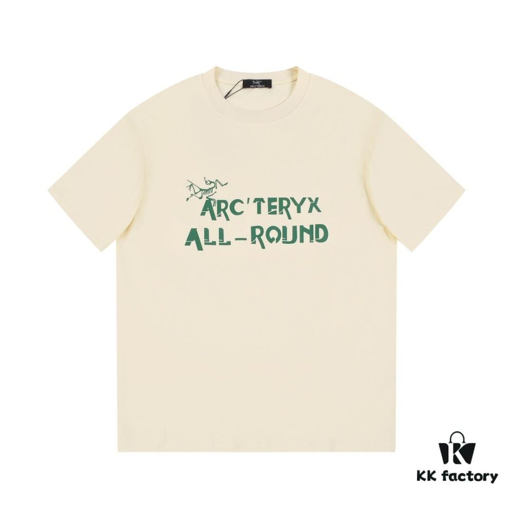6931a16accd8ab3d7af95639 New Arrival ARC'TERYX Alpha Short-Sleeve T-Shirt, Graffiti Logo Design, 32-Single High-GSM Washed Cotton Fabric, Anti-Shrink and Non-Deformation with Dual-Stitching on Shoulders, Unisex Style