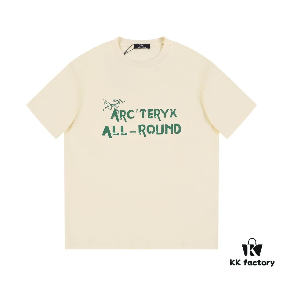 6931a16accd8ab3d7af95639 New Arrival ARC'TERYX Alpha Short-Sleeve T-Shirt, Graffiti Logo Design, 32-Single High-GSM Washed Cotton Fabric, Anti-Shrink and Non-Deformation with Dual-Stitching on Shoulders, Unisex Style