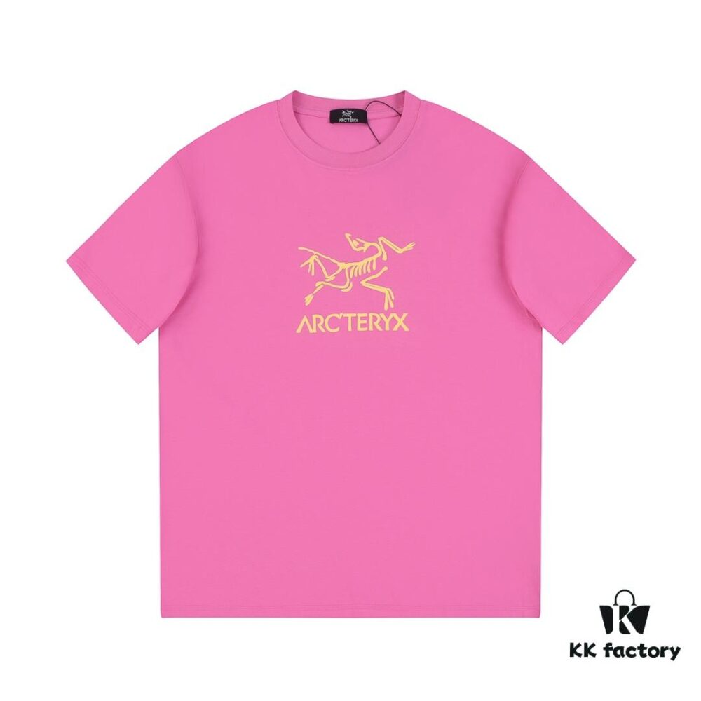 6931a16bccd8ab3d7af95649 New Arrival ARC'TERYX Alpha Short-Sleeve T-Shirt, Unisex Fashion Crew Neck Tee with Graffiti Bird Logo Print, Premium 32s Double High-GSM Washed Cotton Fabric, Anti-Shrink and Non-Deformation Design