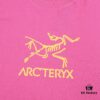 6931a16bccd8ab3d7af9564b New Arrival ARC'TERYX Alpha Short-Sleeve T-Shirt, Unisex Fashion Crew Neck Tee with Graffiti Bird Logo Print, Premium 32s Double High-GSM Washed Cotton Fabric, Anti-Shrink and Non-Deformation Design