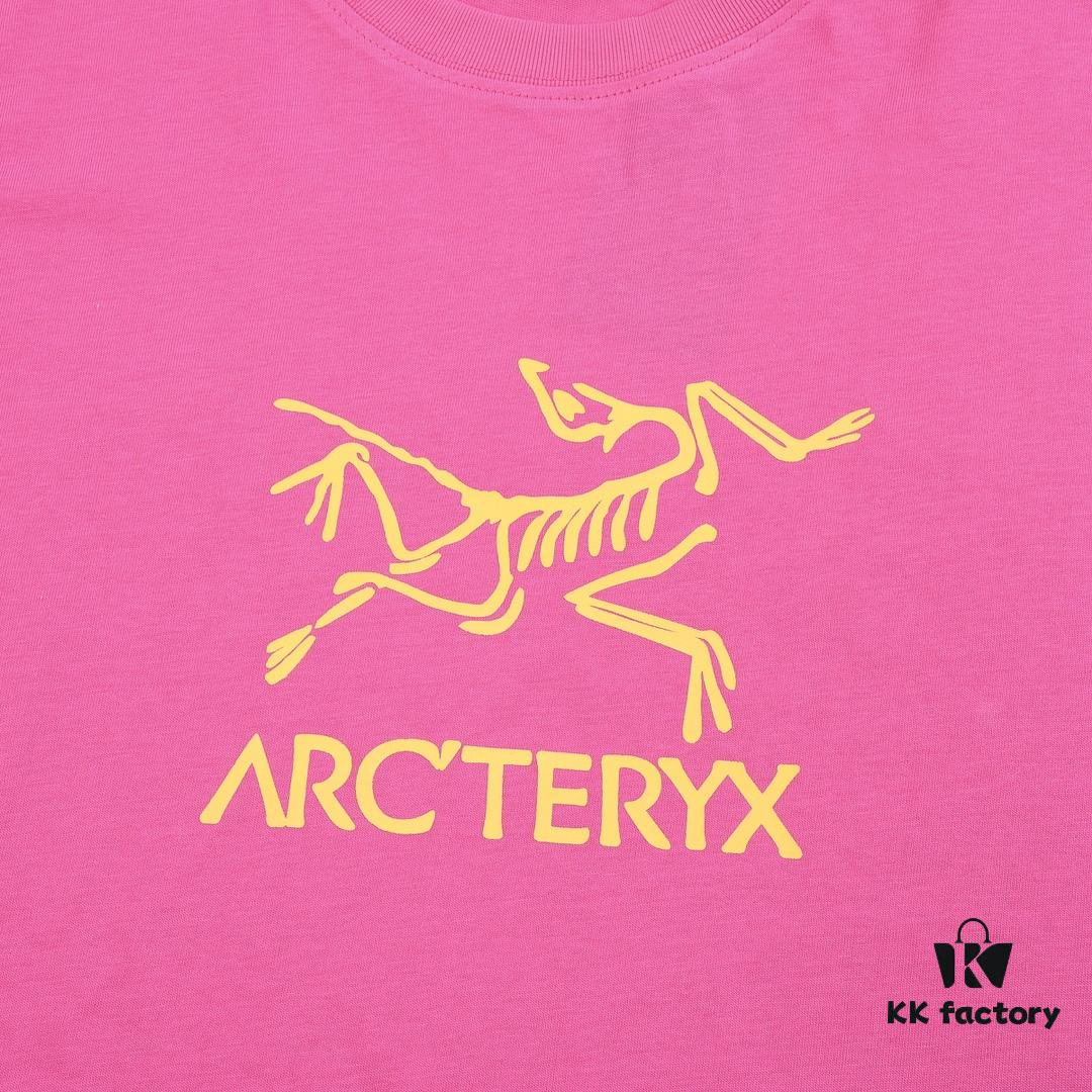 6931a16bccd8ab3d7af9564b New Arrival ARC'TERYX Alpha Short-Sleeve T-Shirt, Unisex Fashion Crew Neck Tee with Graffiti Bird Logo Print, Premium 32s Double High-GSM Washed Cotton Fabric, Anti-Shrink and Non-Deformation Design