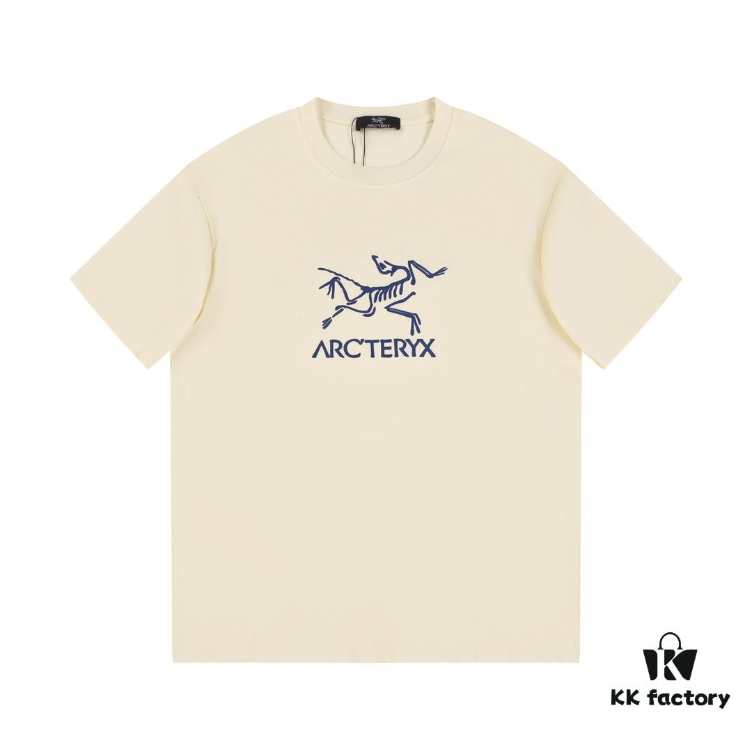 6931a16bccd8ab3d7af95651 New Arrival ARC'TERYX Arcteryx Short Sleeve T-Shirt, Front and Back Chest Logo with Crow Bird Dual Design, Trendy and Stylish, 32-Single High-Grammage Cotton Washed Fabric, Shoulder Zipper Chain Base Prevents Shrinking and Deformation, Classic Unisex Fit