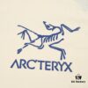 6931a16bccd8ab3d7af95653 New Arrival ARC'TERYX Arcteryx Short Sleeve T-Shirt, Front and Back Chest Logo with Crow Bird Dual Design, Trendy and Stylish, 32-Single High-Grammage Cotton Washed Fabric, Shoulder Zipper Chain Base Prevents Shrinking and Deformation, Classic Unisex Fit