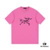 6931a16cccd8ab3d7af95669 New Arrival ARC'TERYX Arc'teryx Short Sleeve T-Shirt, Double Bird Logo Design on Front, 32-Single High GSM Washed Cotton Fabric, Shrink-Resistant and Shape-Retaining with Twin Needle Stitching, Classic Unisex Style for Men and Women