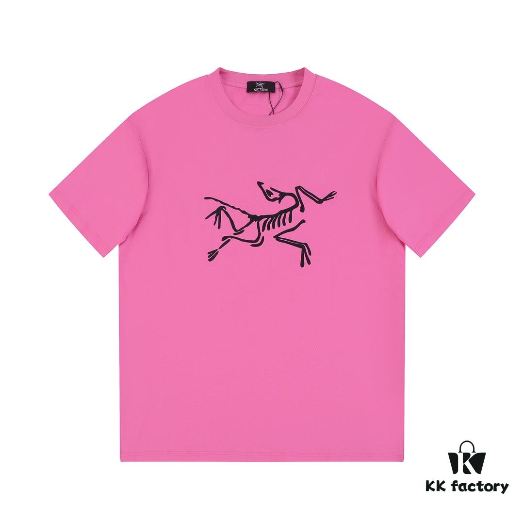 6931a16cccd8ab3d7af95669 New Arrival ARC'TERYX Arc'teryx Short Sleeve T-Shirt, Double Bird Logo Design on Front, 32-Single High GSM Washed Cotton Fabric, Shrink-Resistant and Shape-Retaining with Twin Needle Stitching, Classic Unisex Style for Men and Women