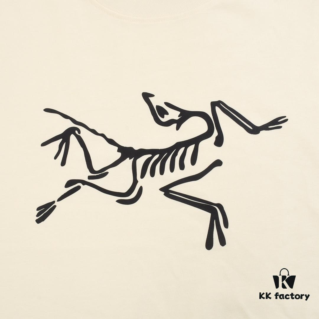 6931a16dccd8ab3d7af95673 New Arrival ARC'TERYX Arcteryx Short Sleeve T-Shirt, Double Bird Logo Design on Front, 32-Single High GSM Washed Cotton Fabric, Anti-Shrink and Shape-Retaining with Twin Needle Stitching, Classic Unisex Style