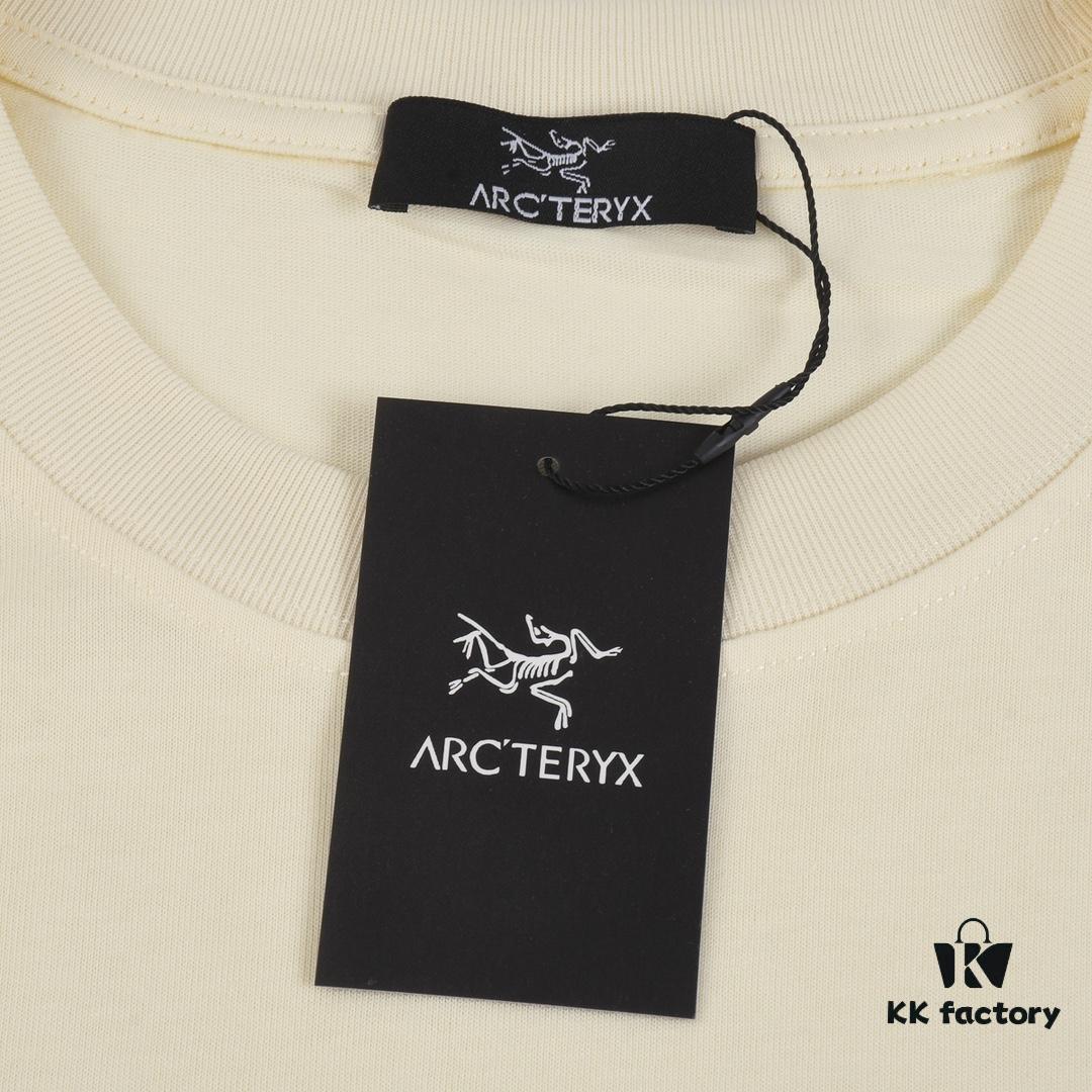 6931a16dccd8ab3d7af95674 New Arrival ARC'TERYX Arcteryx Short Sleeve T-Shirt, Double Bird Logo Design on Front, 32-Single High GSM Washed Cotton Fabric, Anti-Shrink and Shape-Retaining with Twin Needle Stitching, Classic Unisex Style