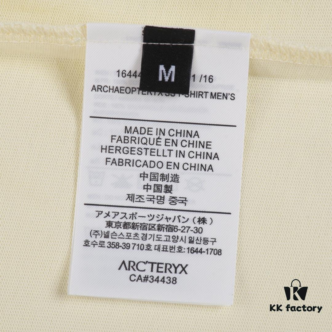 6931a16dccd8ab3d7af95675 New Arrival ARC'TERYX Arcteryx Short Sleeve T-Shirt, Double Bird Logo Design on Front, 32-Single High GSM Washed Cotton Fabric, Anti-Shrink and Shape-Retaining with Twin Needle Stitching, Classic Unisex Style