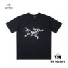 6931a16dccd8ab3d7af95679 New Arrival ARC'TERYX Arcteryx Short-Sleeve T-Shirt, Double Bird Logo Design on Front, 32-Single High-GSM Washed Cotton Fabric, Anti-Shrink and Non-Deformation with Twin-Needle Stitching, Classic Unisex Style