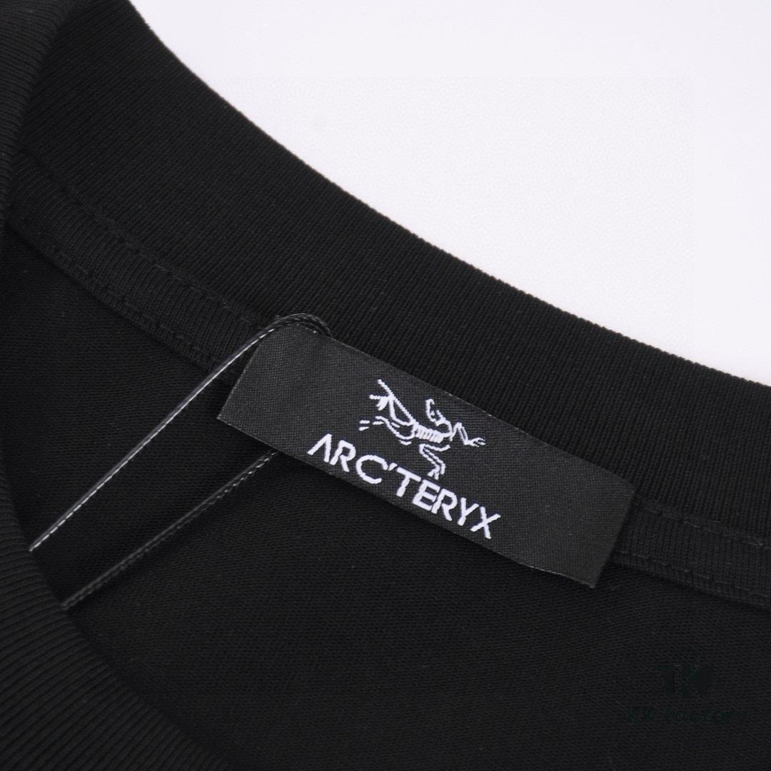 6931a16dccd8ab3d7af9567d New Arrival ARC'TERYX Arcteryx Short-Sleeve T-Shirt, Double Bird Logo Design on Front, 32-Single High-GSM Washed Cotton Fabric, Anti-Shrink and Non-Deformation with Twin-Needle Stitching, Classic Unisex Style