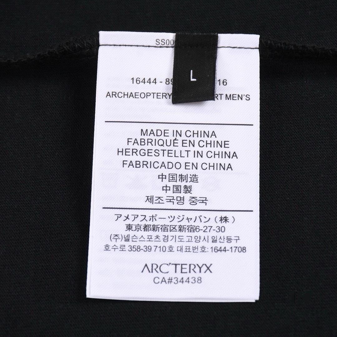 6931a16eccd8ab3d7af95680 New Arrival ARC'TERYX Arcteryx Short-Sleeve T-Shirt, Double Bird Logo Design on Front, 32-Single High-GSM Washed Cotton Fabric, Anti-Shrink and Non-Deformation with Twin-Needle Stitching, Classic Unisex Style