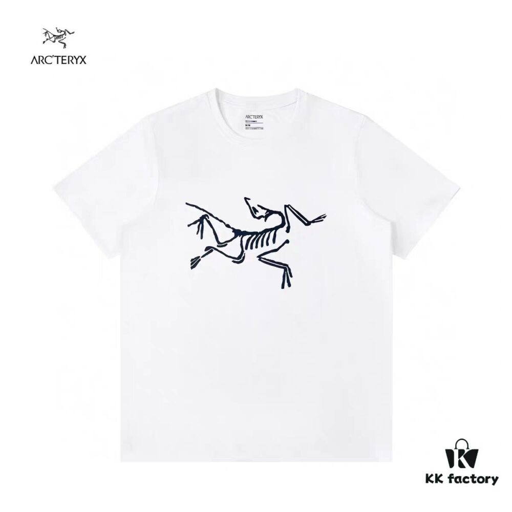 6931a16eccd8ab3d7af95681 New Arrival ARC'TERYX Arcteryx Short Sleeve T-Shirt, Dual Bird Logo Design on Front, 32-Single High GSM Washed Cotton Fabric, Anti-Shrink and Non-Deformation with Twin Needle Stitching, Classic Unisex Style