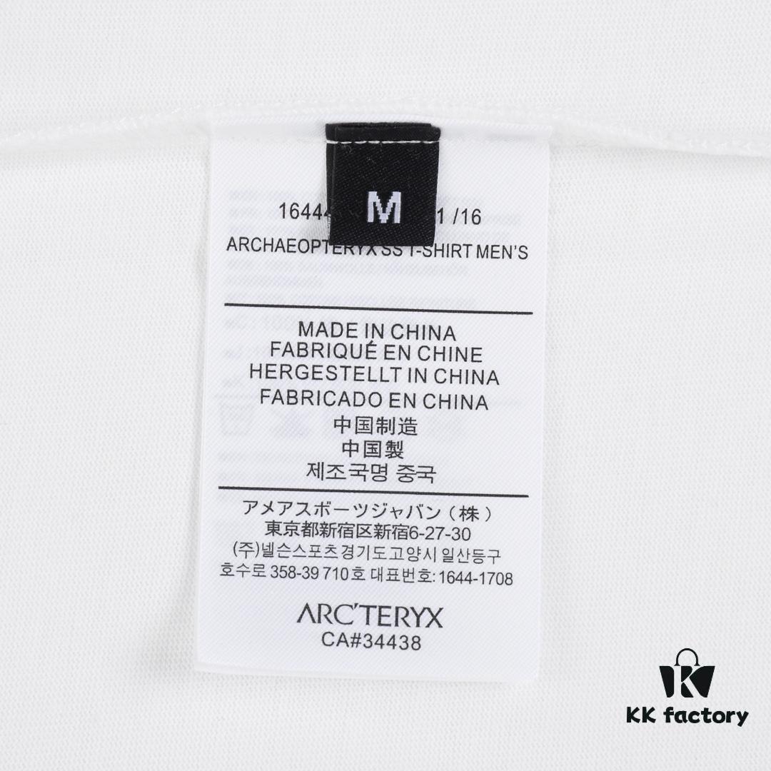 6931a16eccd8ab3d7af95688 New Arrival ARC'TERYX Arcteryx Short Sleeve T-Shirt, Dual Bird Logo Design on Front, 32-Single High GSM Washed Cotton Fabric, Anti-Shrink and Non-Deformation with Twin Needle Stitching, Classic Unisex Style