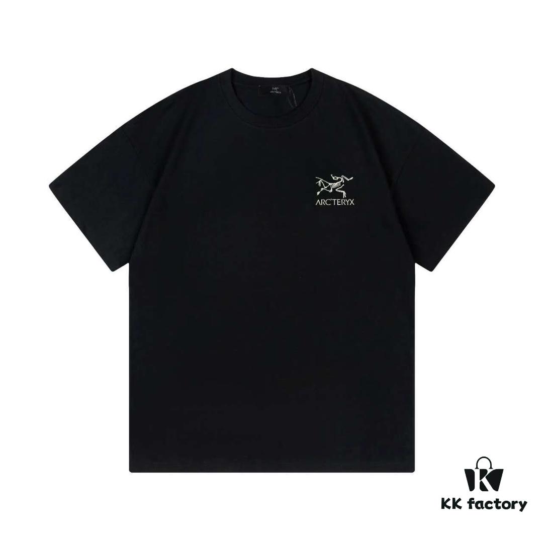 6931a16eccd8ab3d7af95691 ARC'TERYX 2025 Spring New Arrival Unisex Short Sleeve T-Shirt Custom 250g Double Weave Cotton Fabric Pre-washed No Deformation No Fading Back 3M Reflective Logo