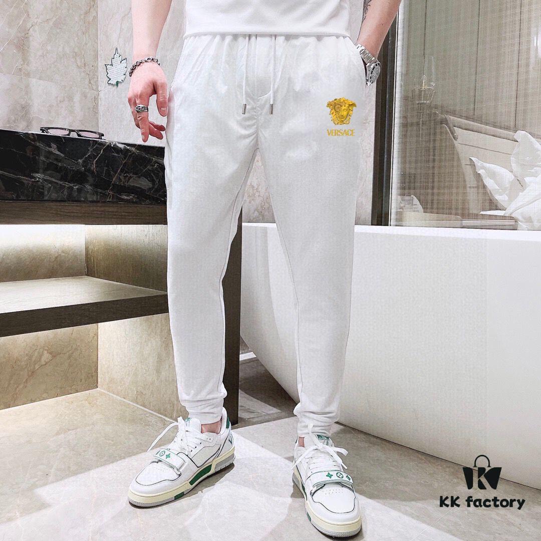 6931a171ccd8ab3d7af956bd VERSACE Men's High-Quality Double-Mercerized Cotton Suit Set, Imported Premium Fabric, Fashion Trend Summer Collection 2025