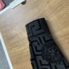 6931a172ccd8ab3d7af956d2 New Versace VERSACE 2024 SS Unisex Flocked Shirt with Logo Buckle, Cotton Satin Fabric with Subtle Stretch