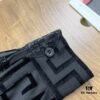 6931a172ccd8ab3d7af956d3 New Versace VERSACE 2024 SS Unisex Flocked Shirt with Logo Buckle, Cotton Satin Fabric with Subtle Stretch