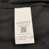 6931a172ccd8ab3d7af956d4 New Versace VERSACE 2024 SS Unisex Flocked Shirt with Logo Buckle, Cotton Satin Fabric with Subtle Stretch