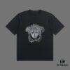 6931a17bccd8ab3d7af95789 VERSACE 2025 Fall Spring/Summer Collection Medusa Logo Short Sleeve T-Shirt, Premium Quality, Distinctive from Regular Print, Custom Woven 270G 32-Count Double-Yarn Pure Cotton Fabric, Loose Fit Unisex Design