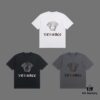 6931a17dccd8ab3d7af957af VERSACE 2025 Fall Spring/Summer Collection Medusa Logo Short Sleeve T-Shirt Premium Quality, Distinctive from Regular Print, Made of Custom-Woven 270G 32-Ne Double-Yarn Pure Cotton Fabric, Relaxed Fit Unisex Design