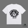 6931a182ccd8ab3d7af95822 VERSACE 2025 Fall Spring/Summer Collection Medusa Logo Short-Sleeve T-Shirt, Premium Quality, Distinct from Regular Prints, Woven 270G 32-Count Double-Yarn Pure Cotton Fabric, Loose Fit Unisex Design