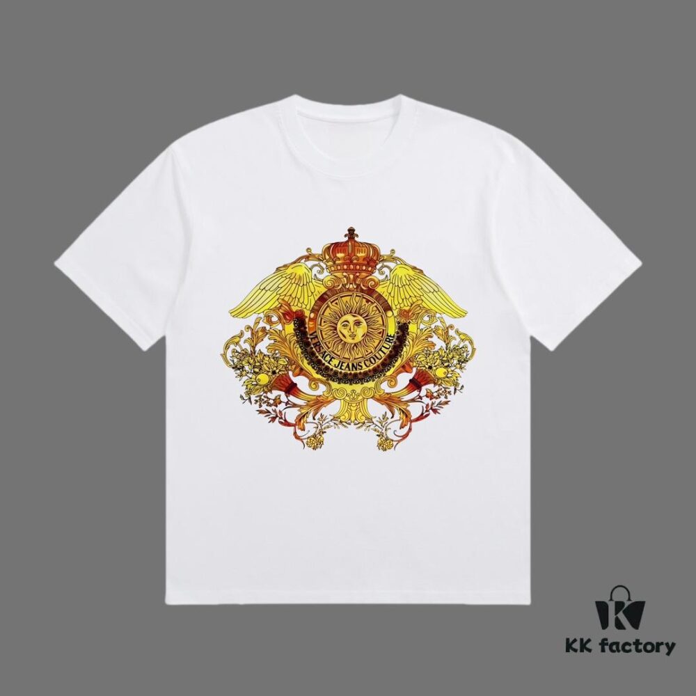 6931a186ccd8ab3d7af9586a High-End Quality VERSACE 2025 Fall Spring/Summer Collection Medusa Logo Short-Sleeve T-Shirt, Distinct from Regular Prints, Crafted in 270G 32-Count Double-Yarn Pure Cotton Fabric, Loose Fit Unisex Design
