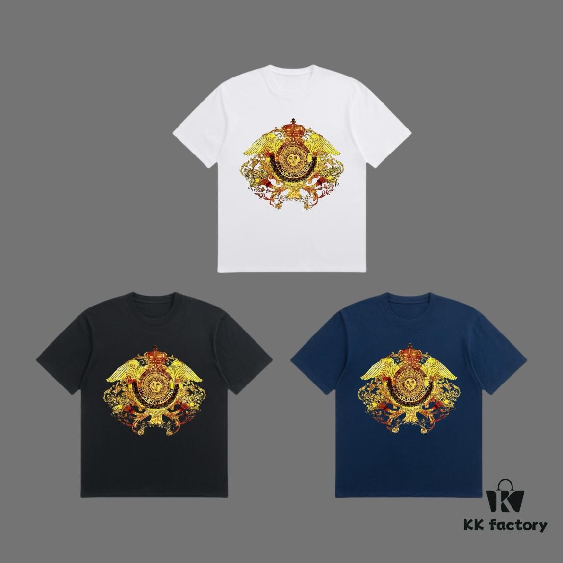 6931a186ccd8ab3d7af9586c High-End Quality VERSACE 2025 Fall Spring/Summer Collection Medusa Logo Short-Sleeve T-Shirt, Distinct from Regular Prints, Crafted in 270G 32-Count Double-Yarn Pure Cotton Fabric, Loose Fit Unisex Design