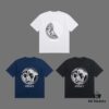 6931a18cccd8ab3d7af958e1 VERSACE 2025 Fall Spring-Summer Collection Color-Blocked Medusa Short-Sleeve T-Shirt, Premium Quality, Distinct from Regular Print, Custom-Woven 270G 32-Count Double-Yarn Pure Cotton Fabric, Relaxed Fit, Unisex Design