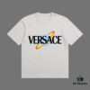 6931a190ccd8ab3d7af95942 VERSACE 2025 Fall Spring-Summer Collection Cosmic Planet Short Sleeve T-Shirt Premium Quality, Distinctive from Regular Prints, Made of Custom-Woven 270G 32-Thread Double-Yarn Pure Cotton Fabric, Relaxed Unisex Fit