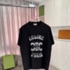 6931a192ccd8ab3d7af95967 Celine 2025 Summer New Arrival Personalized Letter Logo Print Custom Fabric 300g Short Sleeve T-Shirt Unisex