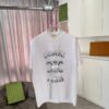 Celine 2025 Summer New Arrival Personalized Letter Logo Print Custom Fabric 300g Short Sleeve T-Shirt Unisex