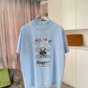 Celine 2025 Summer New Arrival Personalized Letter Logo Print Custom Fabric 300g Short Sleeve T-Shirt Unisex