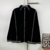6931a194ccd8ab3d7af95987 New Celine 2022 Spring and Autumn Black Velvet Jacket