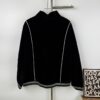 6931a194ccd8ab3d7af95988 New Celine 2022 Spring and Autumn Black Velvet Jacket
