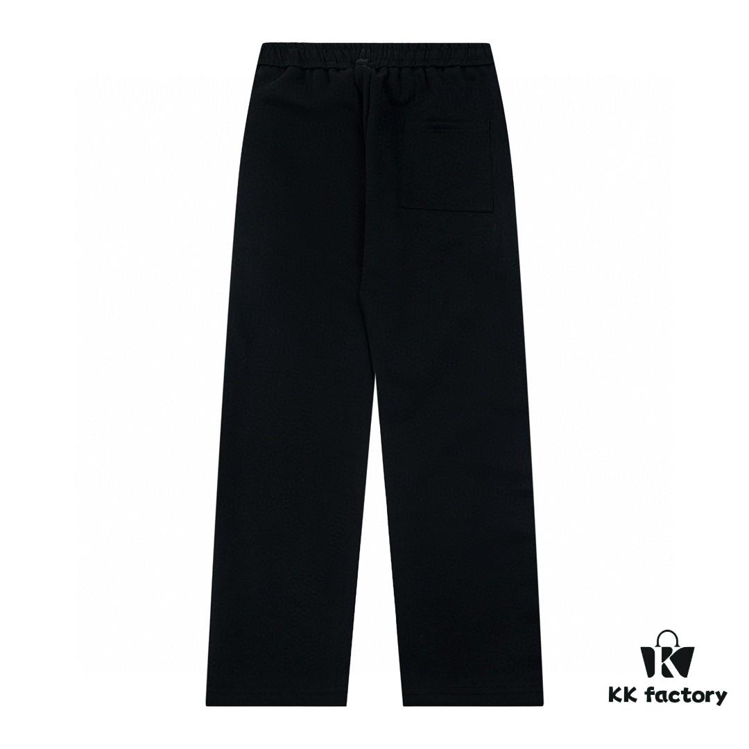 6931a195ccd8ab3d7af9599b Celine New Embroidered Letter Woven Straight Sweatpants Casual Unisex Long Pants