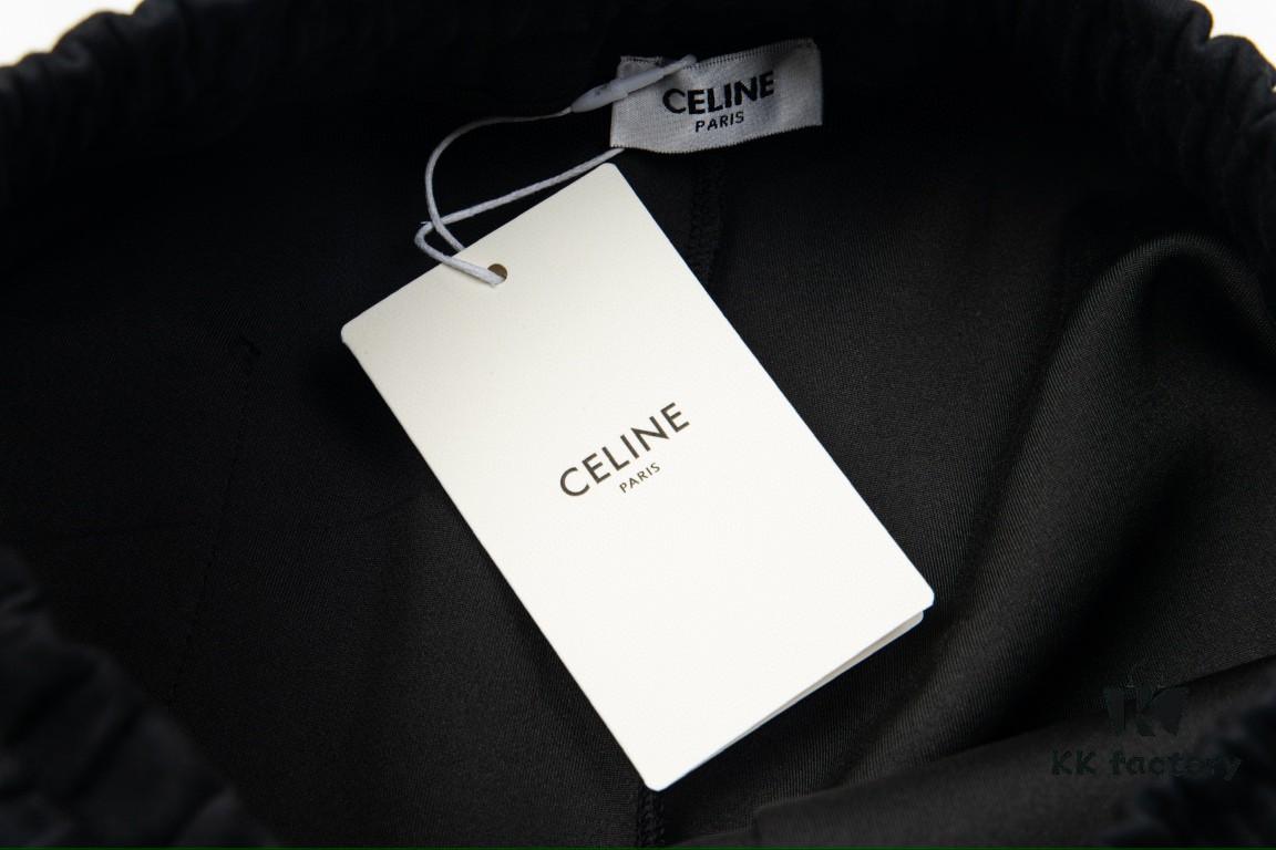 6931a195ccd8ab3d7af9599d Celine New Embroidered Letter Woven Straight Sweatpants Casual Unisex Long Pants