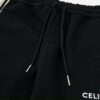6931a195ccd8ab3d7af959a0 Celine New Embroidered Letter Woven Straight Sweatpants Casual Unisex Long Pants