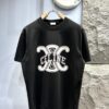 Celine Print Logo Short Sleeve T-Shirt