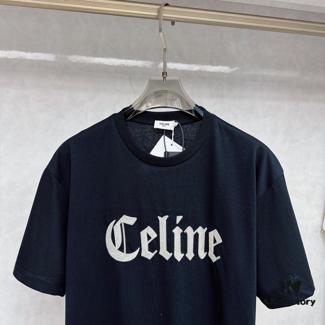 6931a196ccd8ab3d7af959ba Celine 2025 SS New Arrival Short Sleeve T-Shirt, Stylish and Minimalist Design