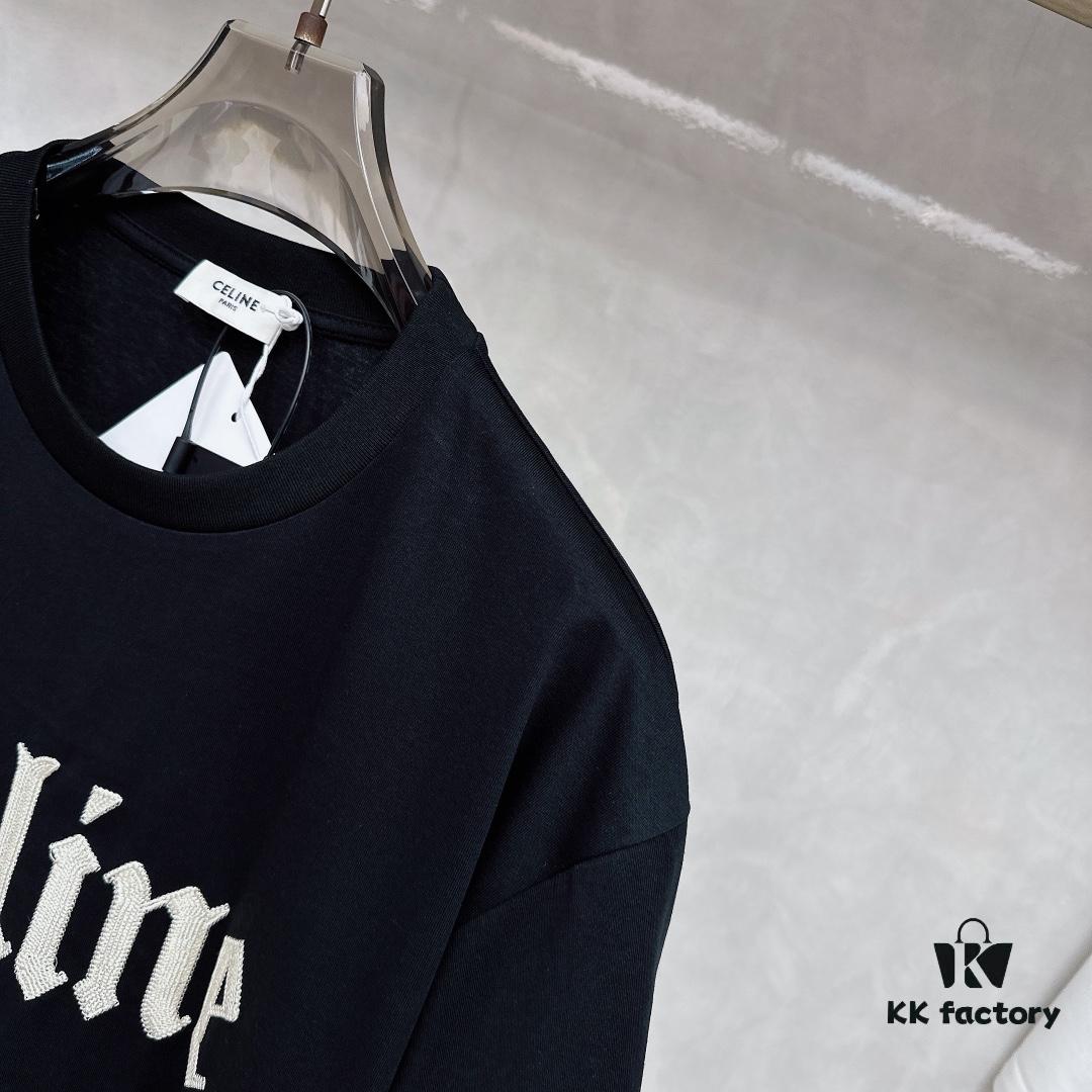 6931a196ccd8ab3d7af959bb Celine 2025 SS New Arrival Short Sleeve T-Shirt, Stylish and Minimalist Design