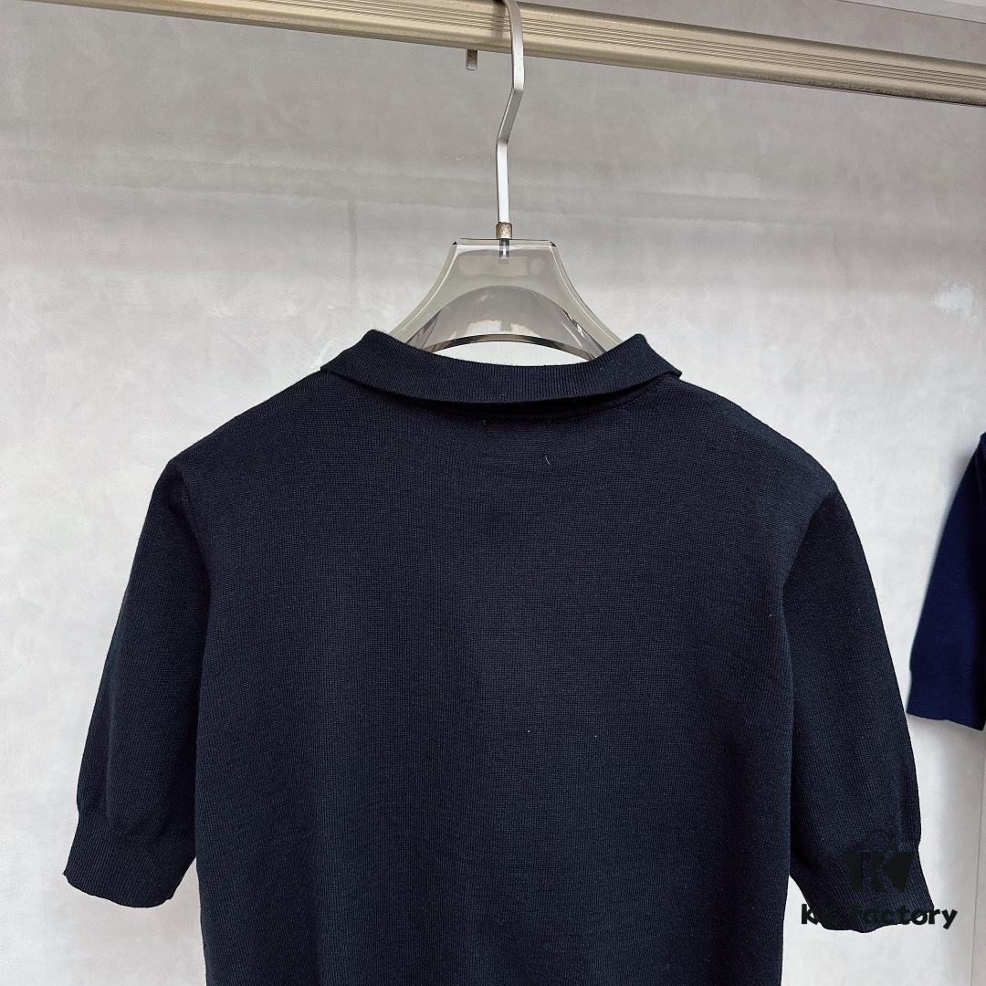 6931a197ccd8ab3d7af959c9 CELINE Arc de Triomphe Embroidered Polo Shirt